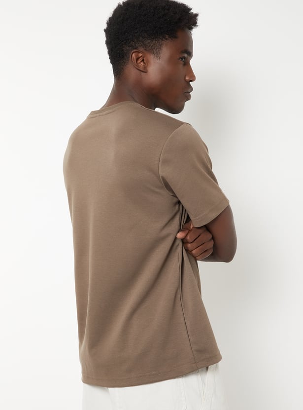 Men Solid T-shirt - Pack of 2