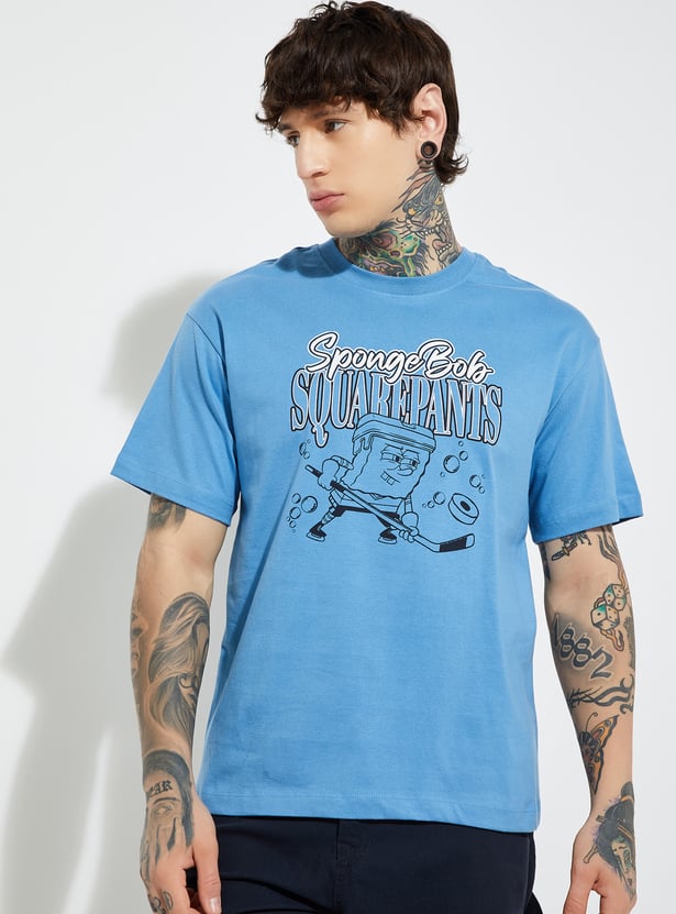 URB_N Men Character Print T-shirts - Pack of 2