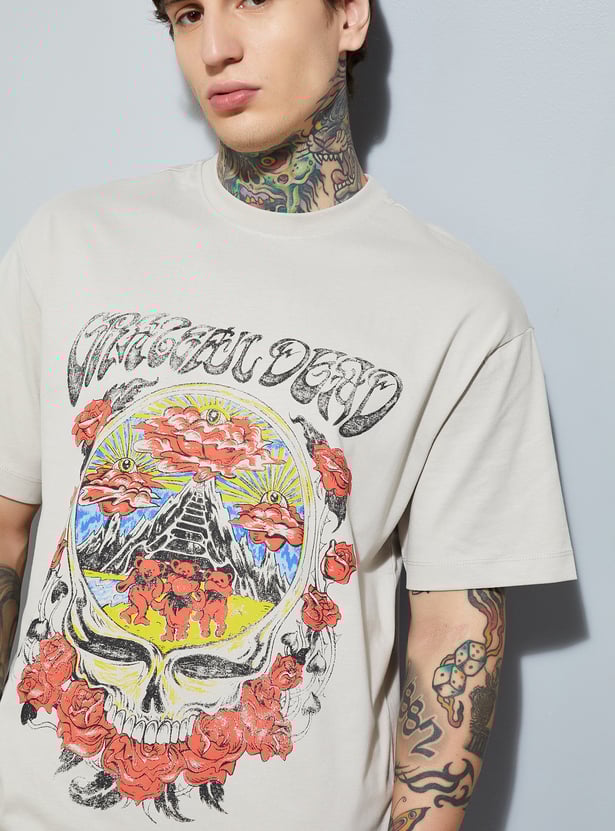 URB_N Men Character Print T-shirt - Pack of 2