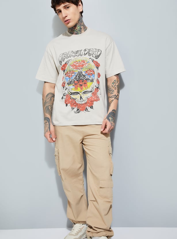 URB_N Men Character Print T-shirt - Pack of 2