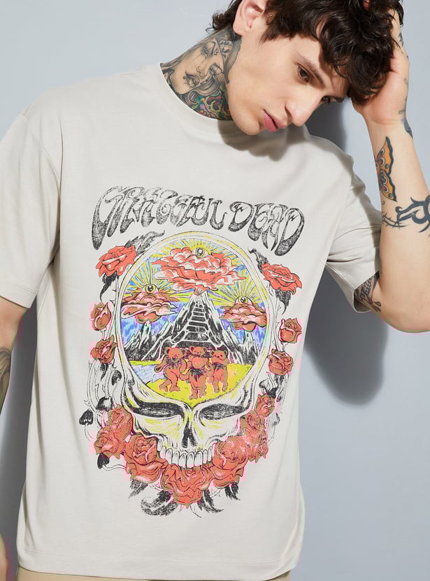 URB_N Men Character Print T-shirt - Pack of 2