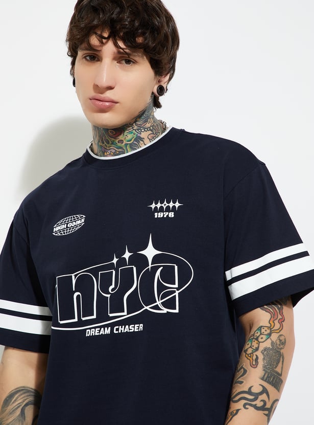 Men Printed T-shirt - Pack of 2