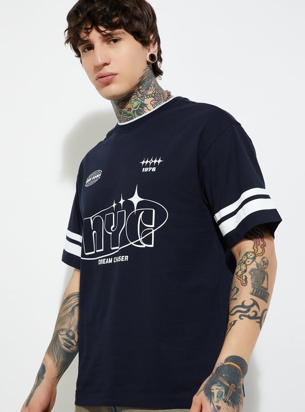 Men Printed T-shirt - Pack of 2