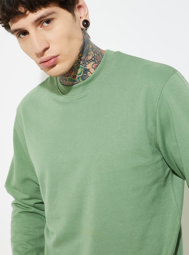 Men Solid Sweatshirts - Pack of 2