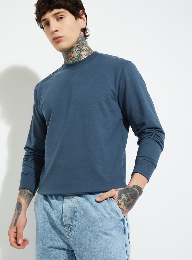 Men Solid Sweatshirts - Pack of 2