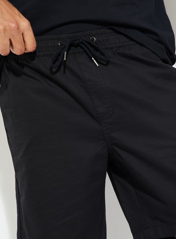 URB_N Men Solid Shorts - Pack of 2