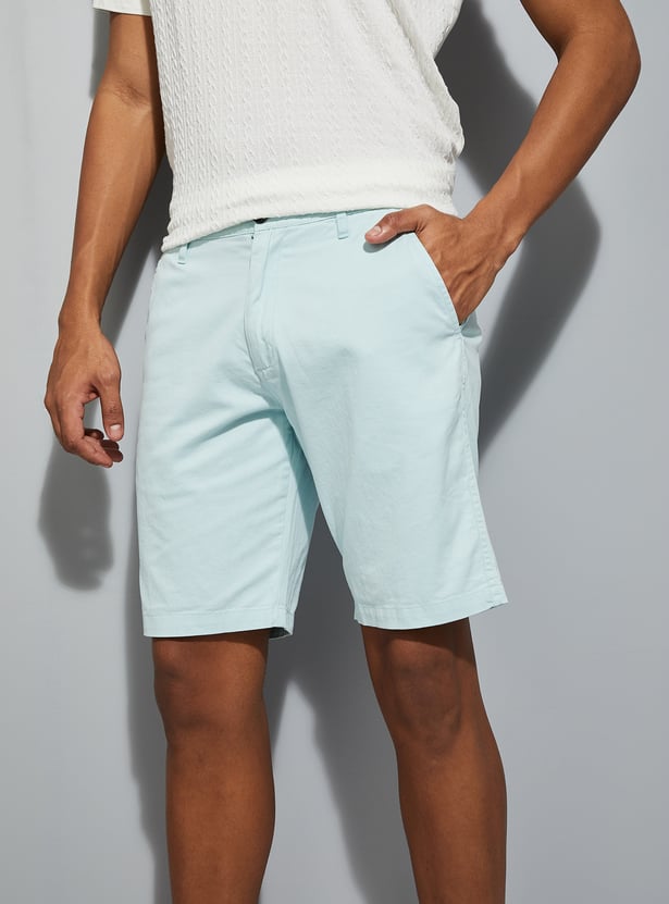 URB_N Men Solid Shorts - Pack of 2