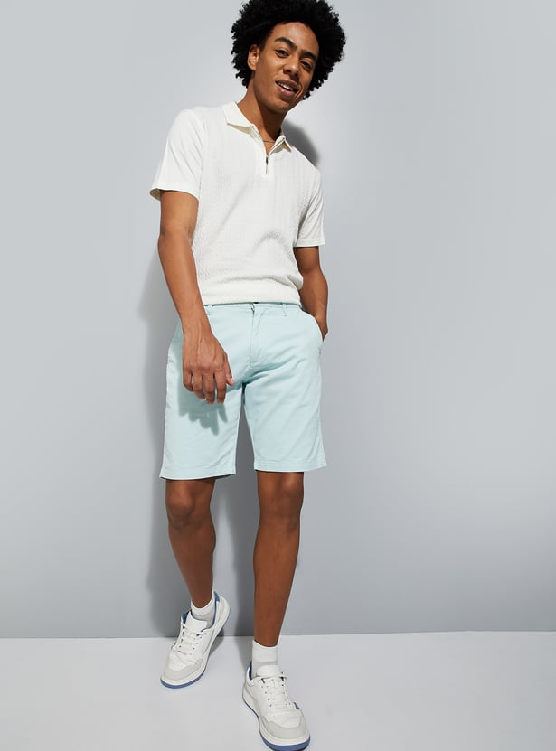 URB_N Men Solid Shorts - Pack of 2