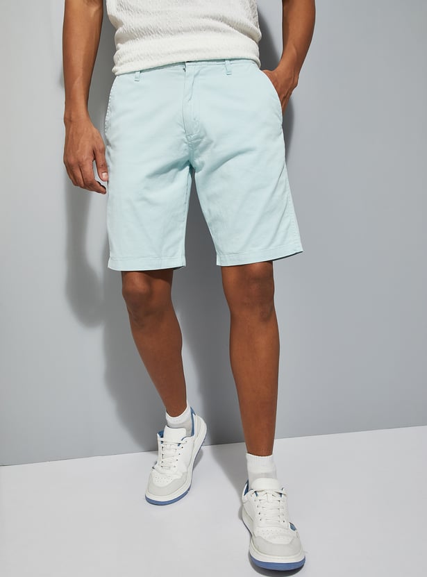 URB_N Men Solid Shorts - Pack of 2