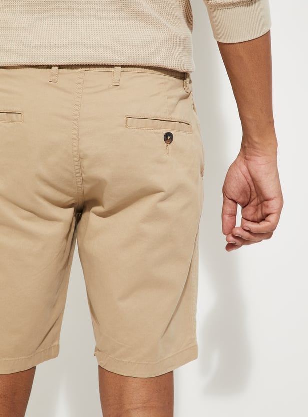 URB_N Men Solid Shorts - Pack of 2