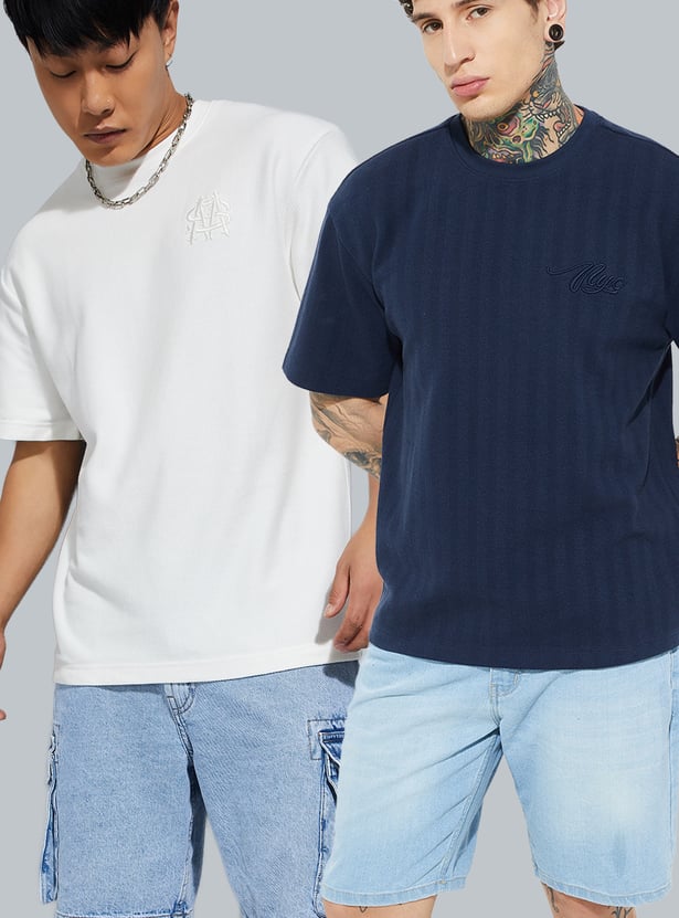 URB_N Men Assorted T-shirt - Pack of 2