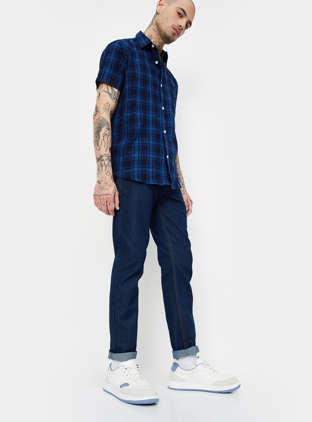 Men Washed Skinny Fit Jeans - Pack of 2