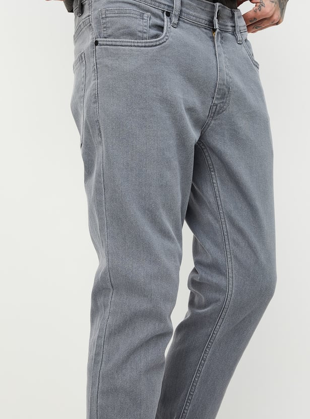 Men Washed Skinny Fit Jeans - Pack of 2