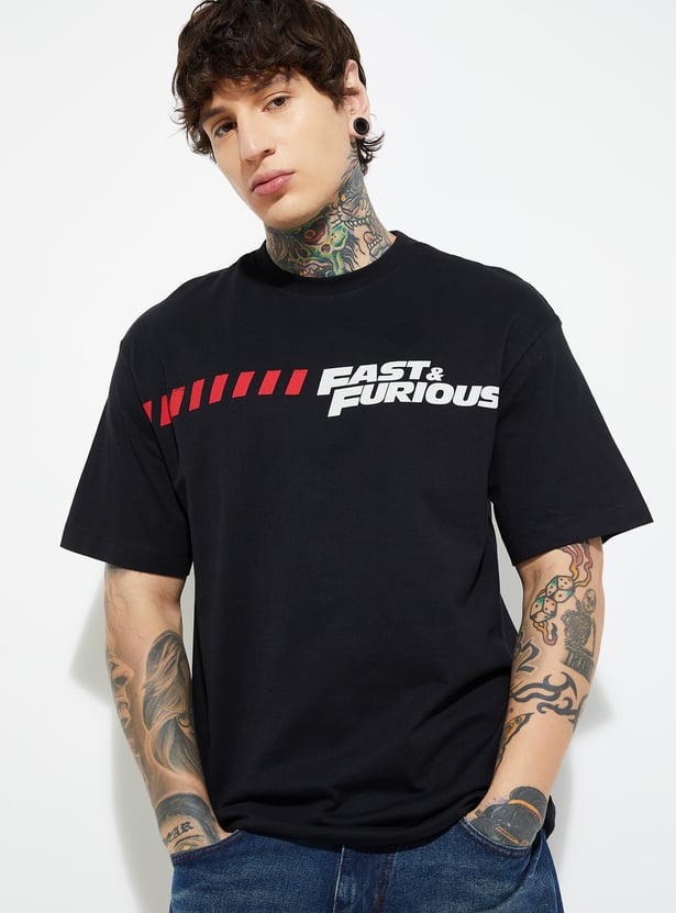 Men Printed T-shirts - Pack of 2
