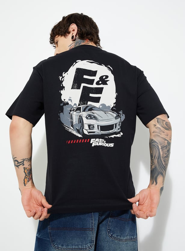 Men Printed T-shirts - Pack of 2