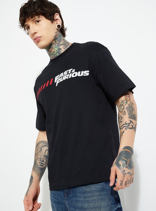 URB_N Men Printed T-shirts - Pack of 2