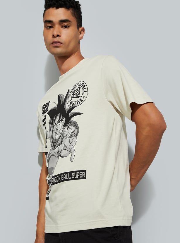 URB_N Men Goku Printed T-shirts - Pack of 2
