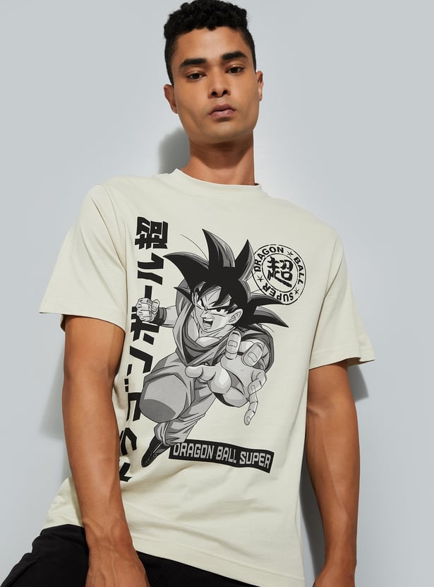 URB_N Men Goku Printed T-shirts - Pack of 2