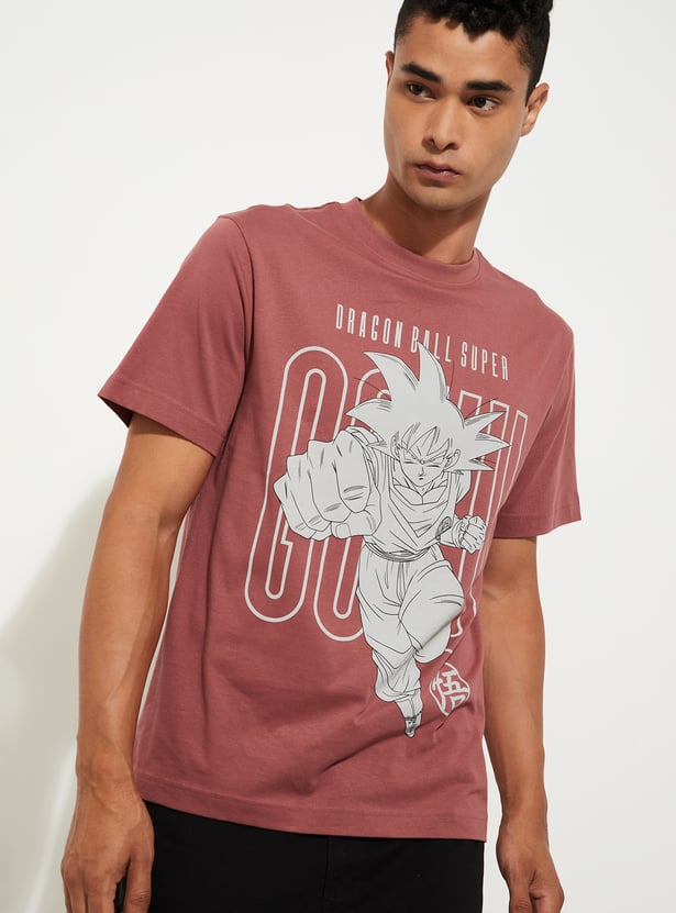 URB_N Men Goku Printed T-shirts - Pack of 2