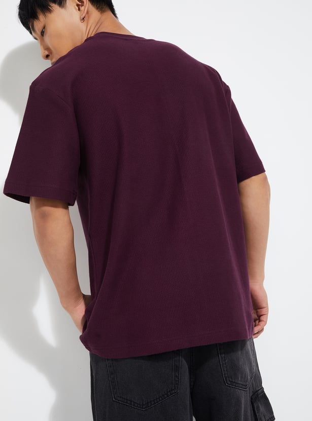 Men Embroidered T-shirt - Pack of 2