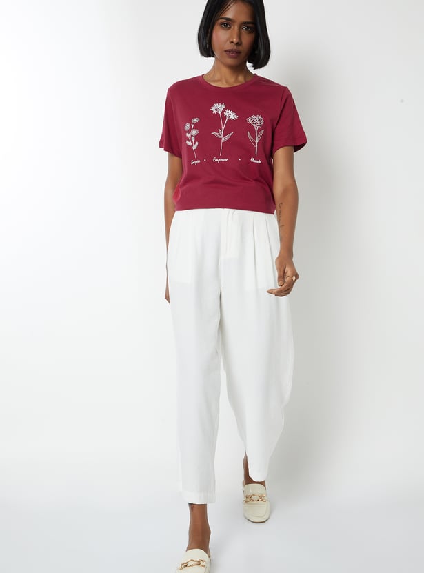 Women Printed T-shirt - Pack of 2