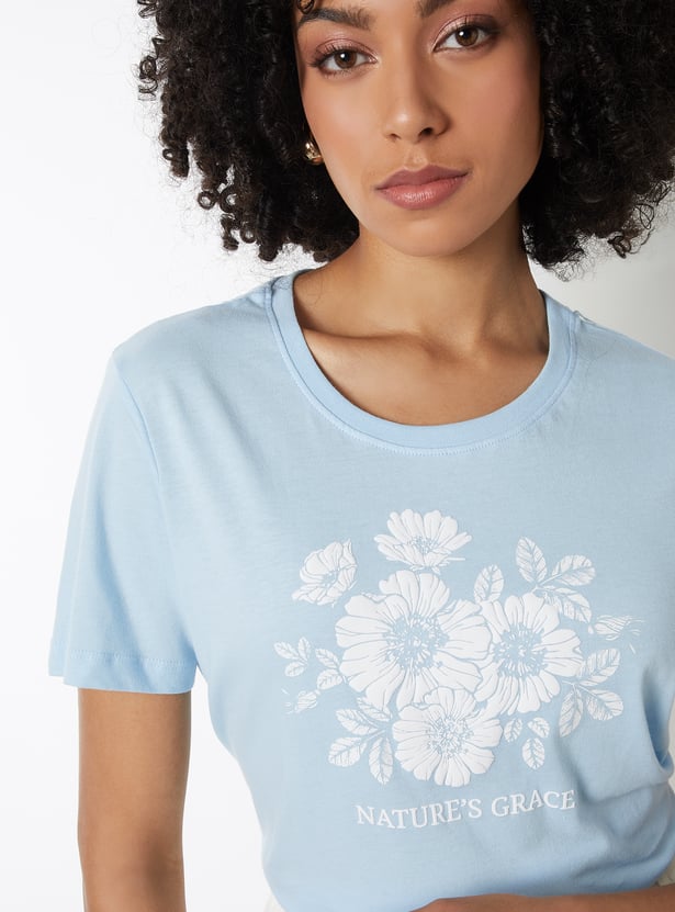 Women Printed T-shirt - Pack of 2