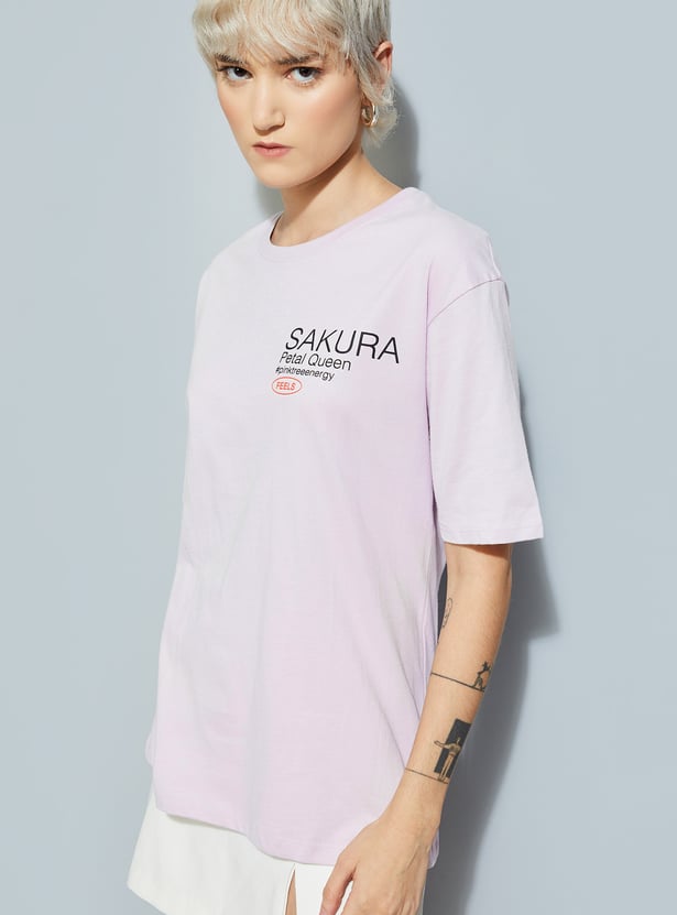 URB_N Women Back Printed T-shirt - Pack of 2