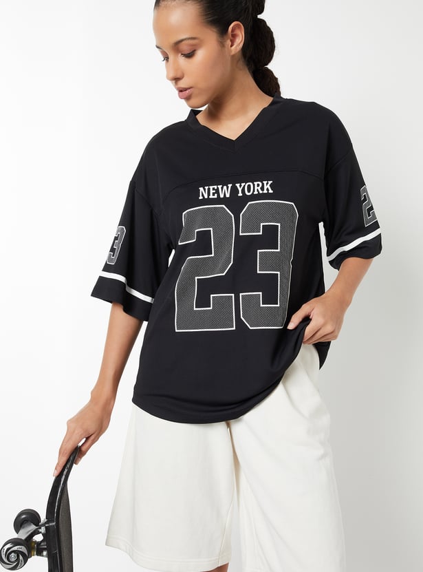 Women Printed Sports T-shirt - Pack of 2