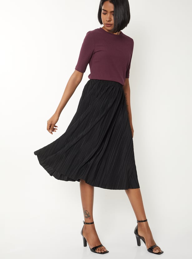 Women Ribbed T-shirts - Pack of 2