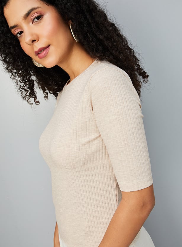 Women Ribbed T-shirts - Pack of 2