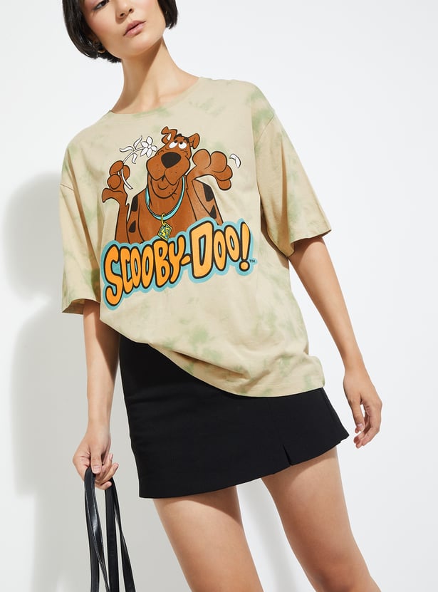 URB_N Women Character Print Oversized T-shirt - Pack of 2
