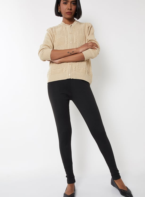 Women Knitted Leggings - Pack of 2