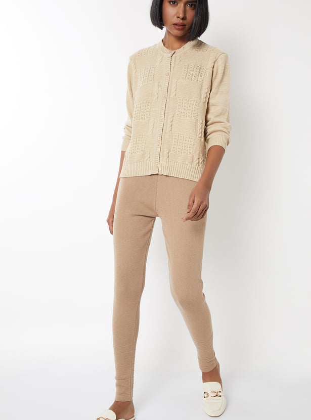 Women Knitted Leggings - Pack of 2