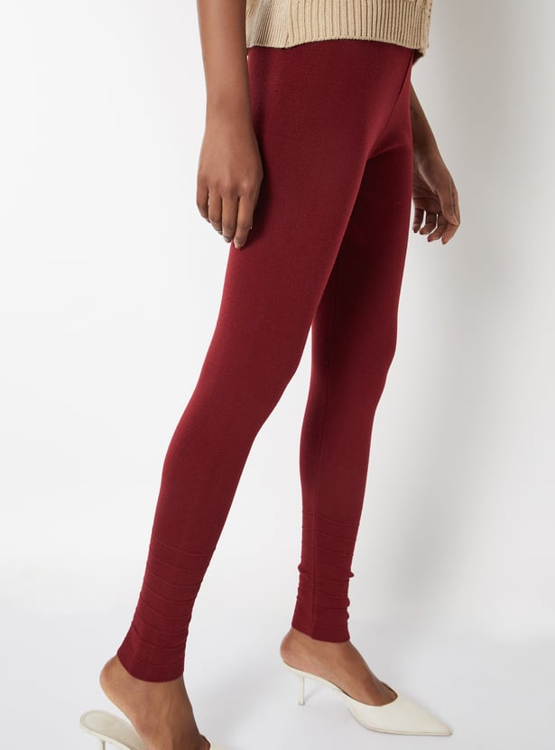 Women Knitted Leggings - Pack of 2