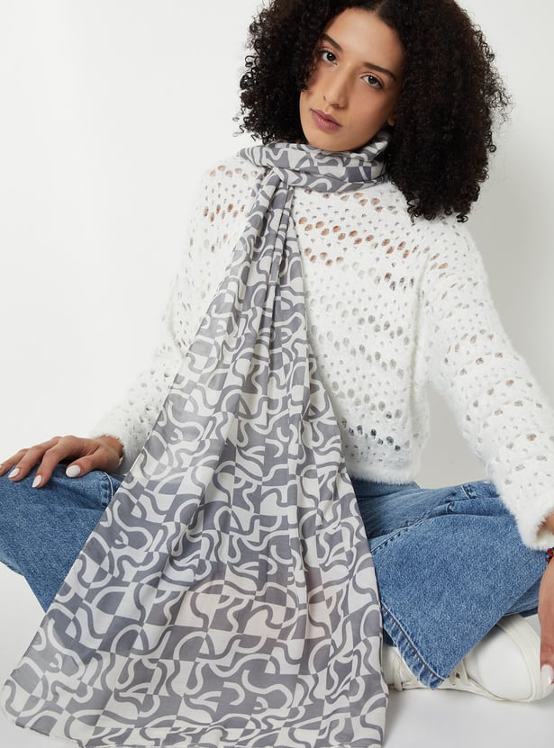 Women Printed Scarves - Pack of 2