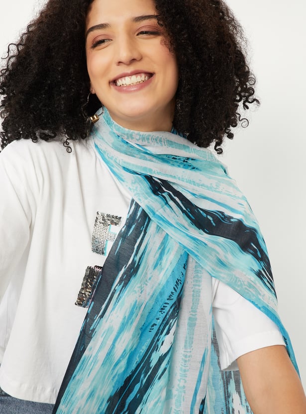 Women Printed Scarf - Pack of 2
