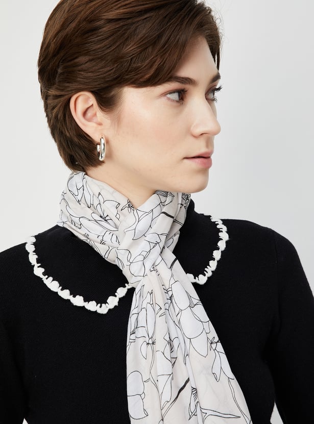 Women Printed Scarf - Pack of 2