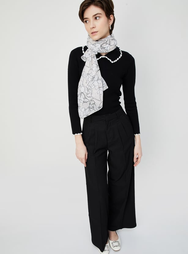 Women Printed Scarf - Pack of 2