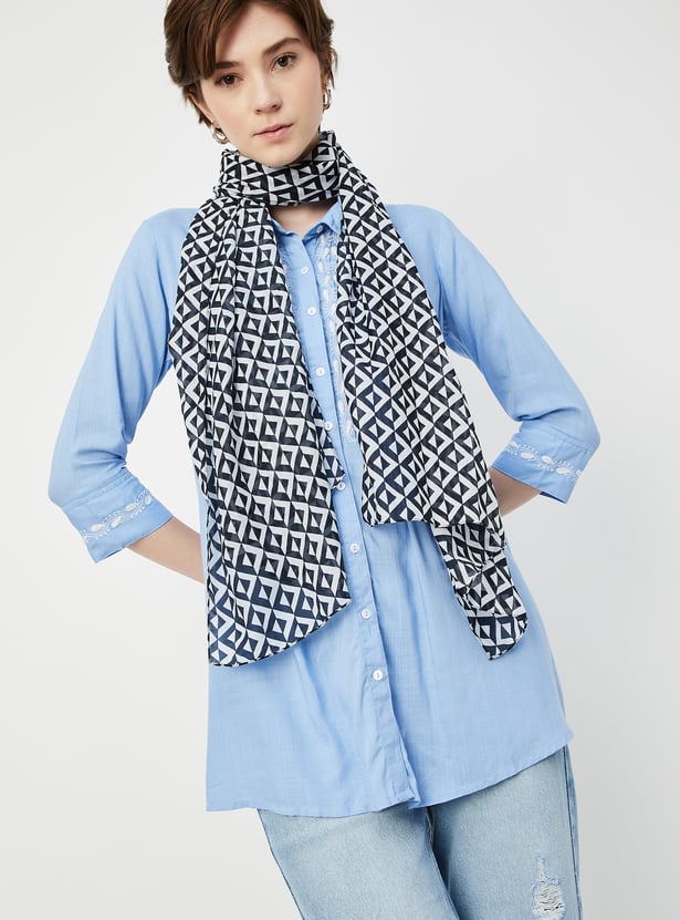 Women Printed Scarf - Pack of 2