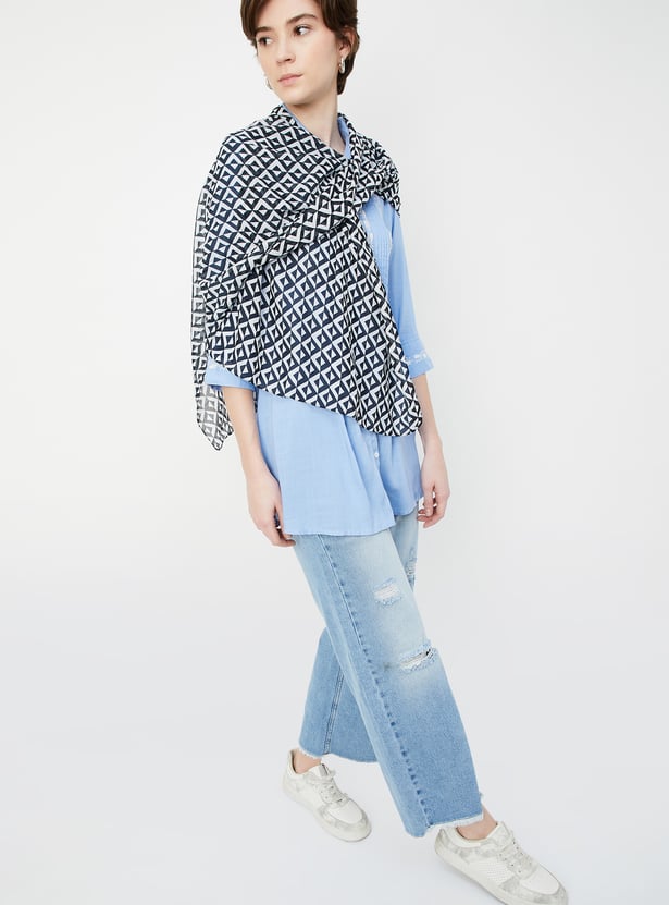 Women Printed Scarf - Pack of 2