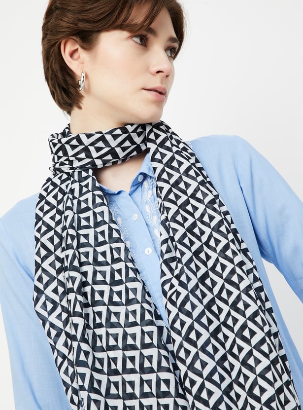 Women Printed Scarf - Pack of 2