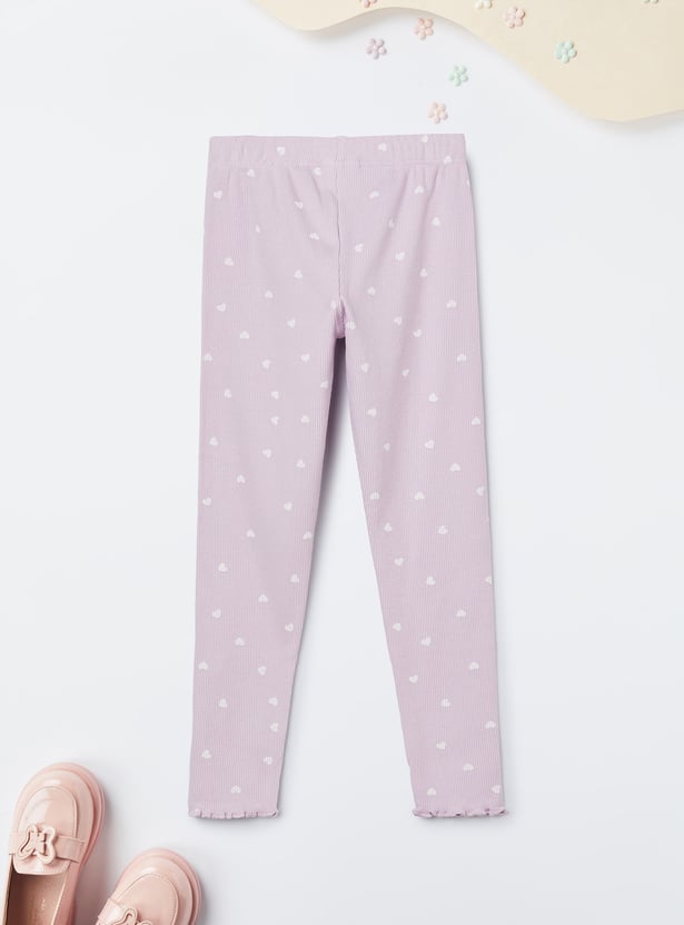 Girls Printed Legging - Pack of 2