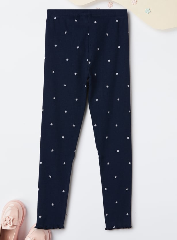 Girls Printed Legging - Pack of 2