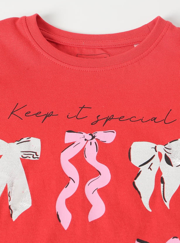 Girls Printed T-shirt - Pack of 2