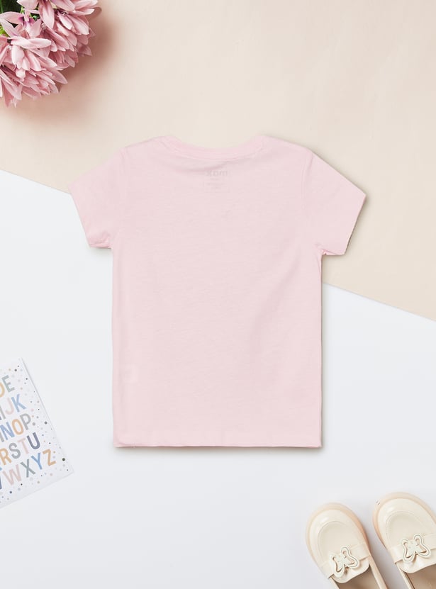 Girls Printed T-shirt - Pack of 2