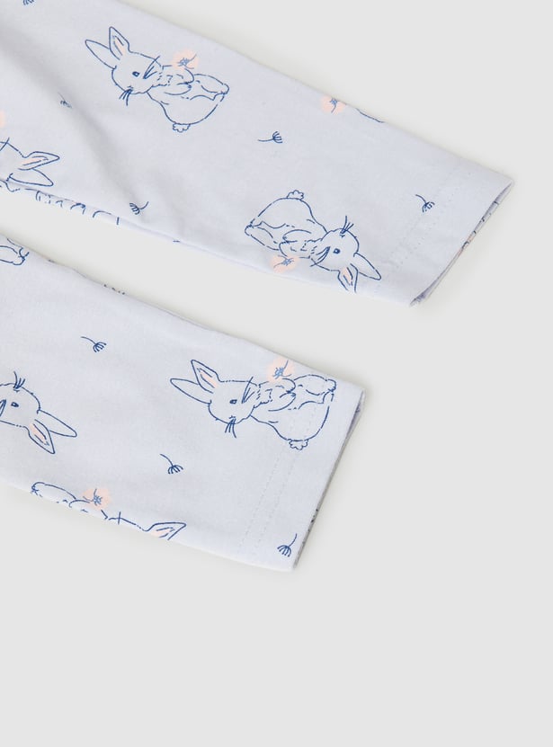 Girls Printed Leggings - Pack of 2