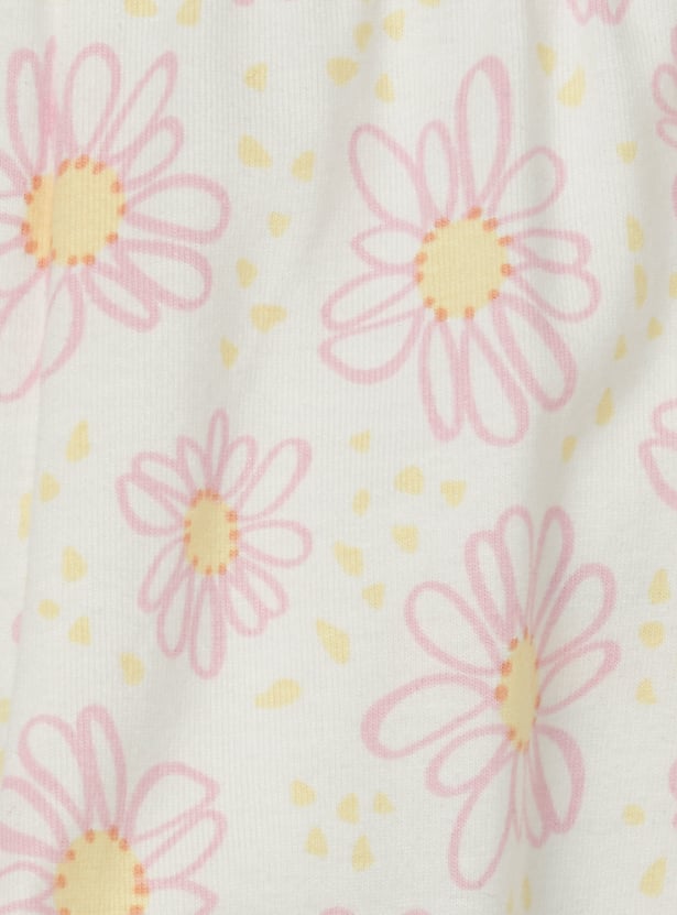 Girls Printed Leggings - Pack of 2