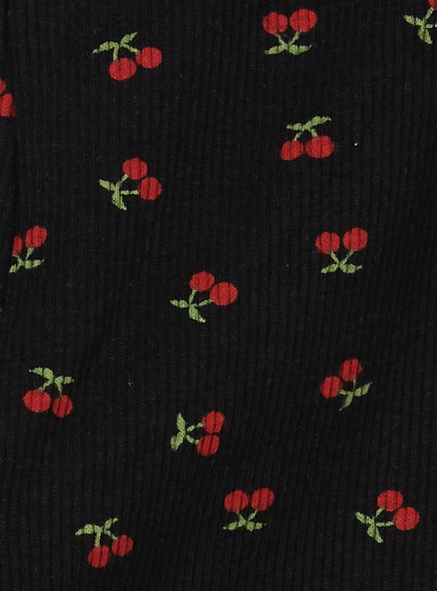 Girls Printed Leggings - Pack of 2