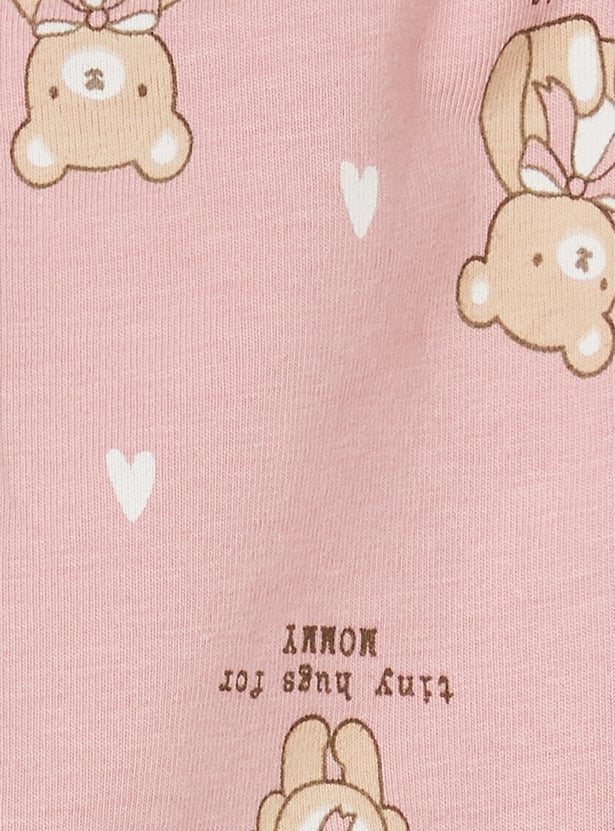 Girls Printed Leggings - Pack of 2