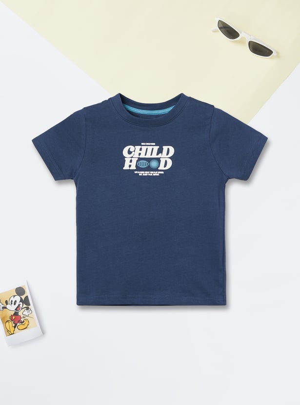 Boys Printed T-shirt - Pack of 2